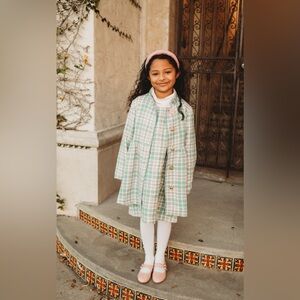 The Beaufort Bonnet Company Pink and Green Plaid Dress